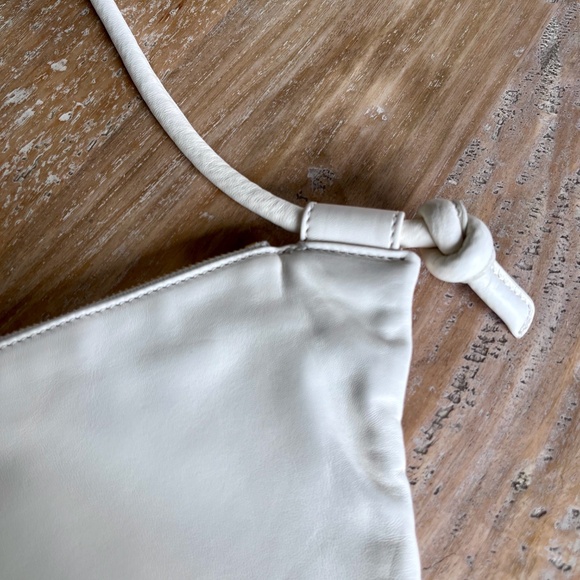 Freda Salvador Elodie Crescent Bag in bone nappa - NWOT - Picture 10 of 16